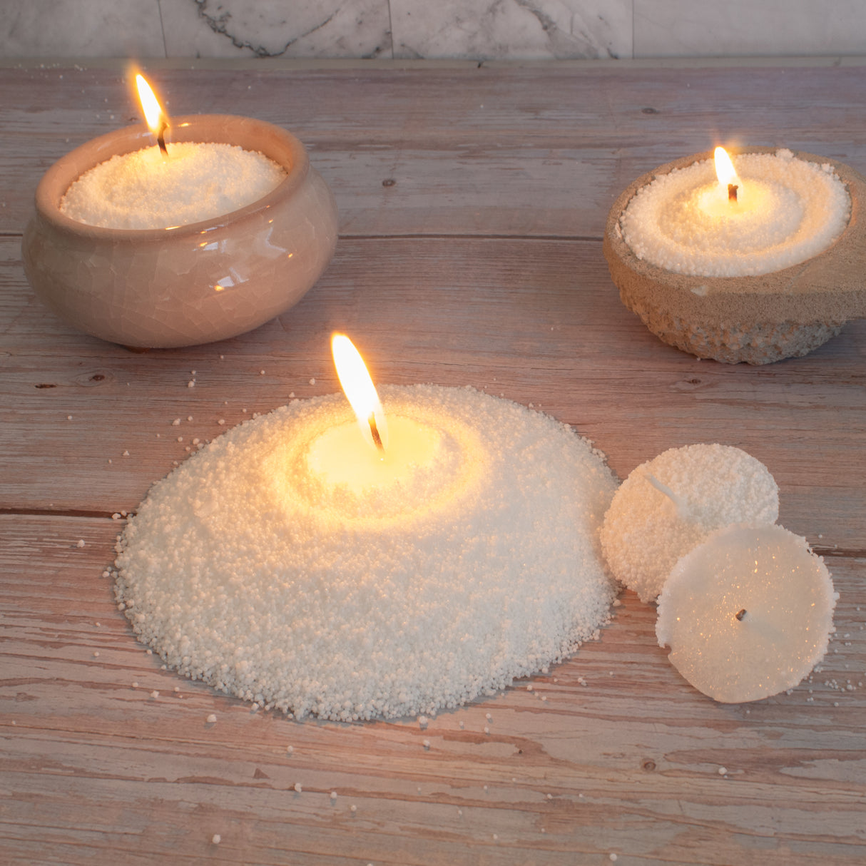 Vela de Arena Perlada 250gr