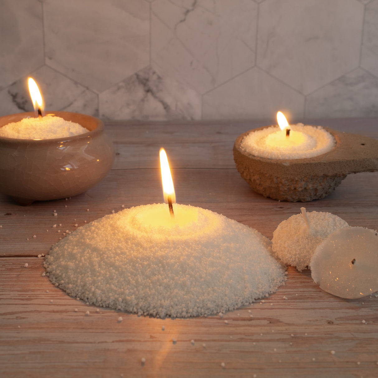 Vela de Arena Perlada 250gr