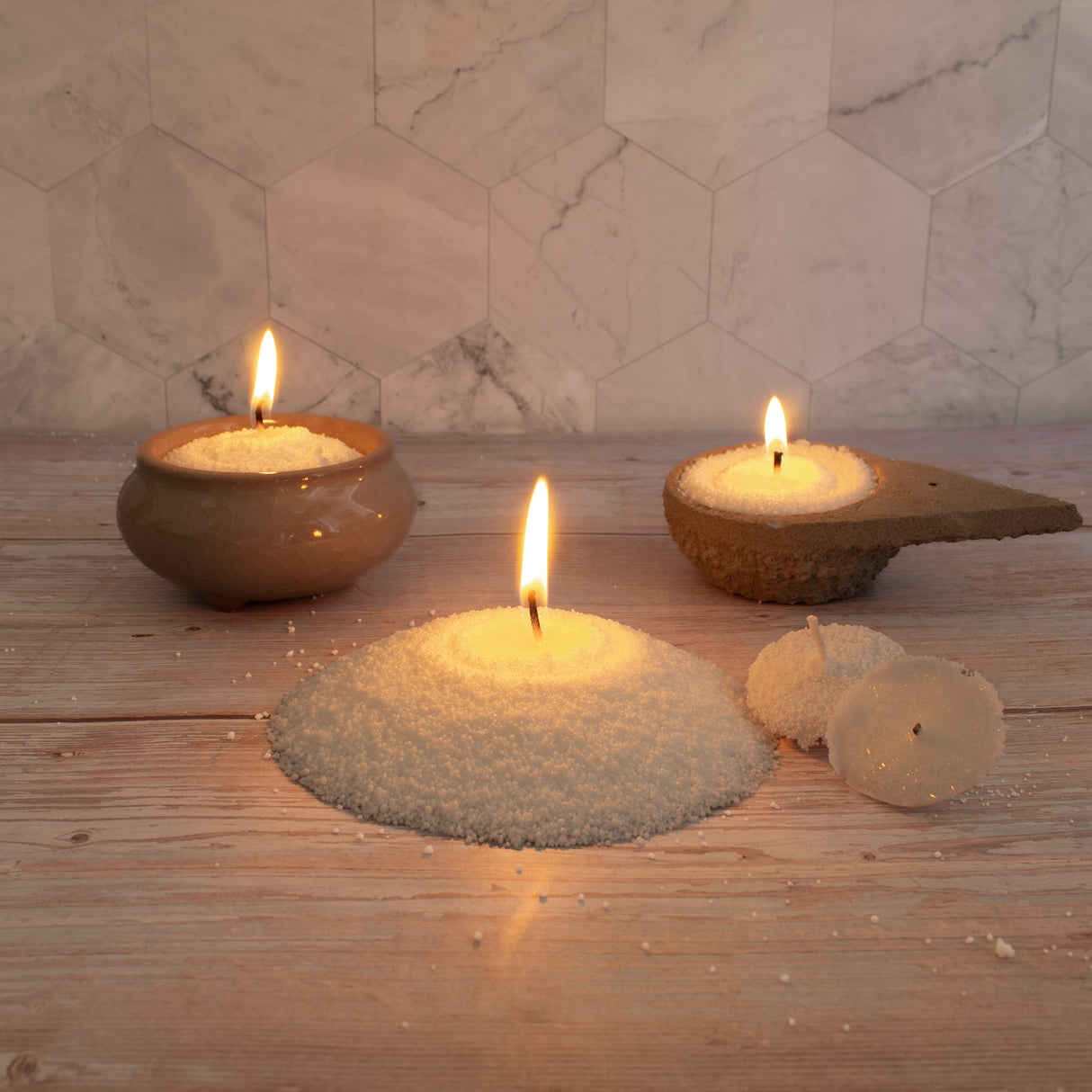 Vela de Arena Perlada 250gr