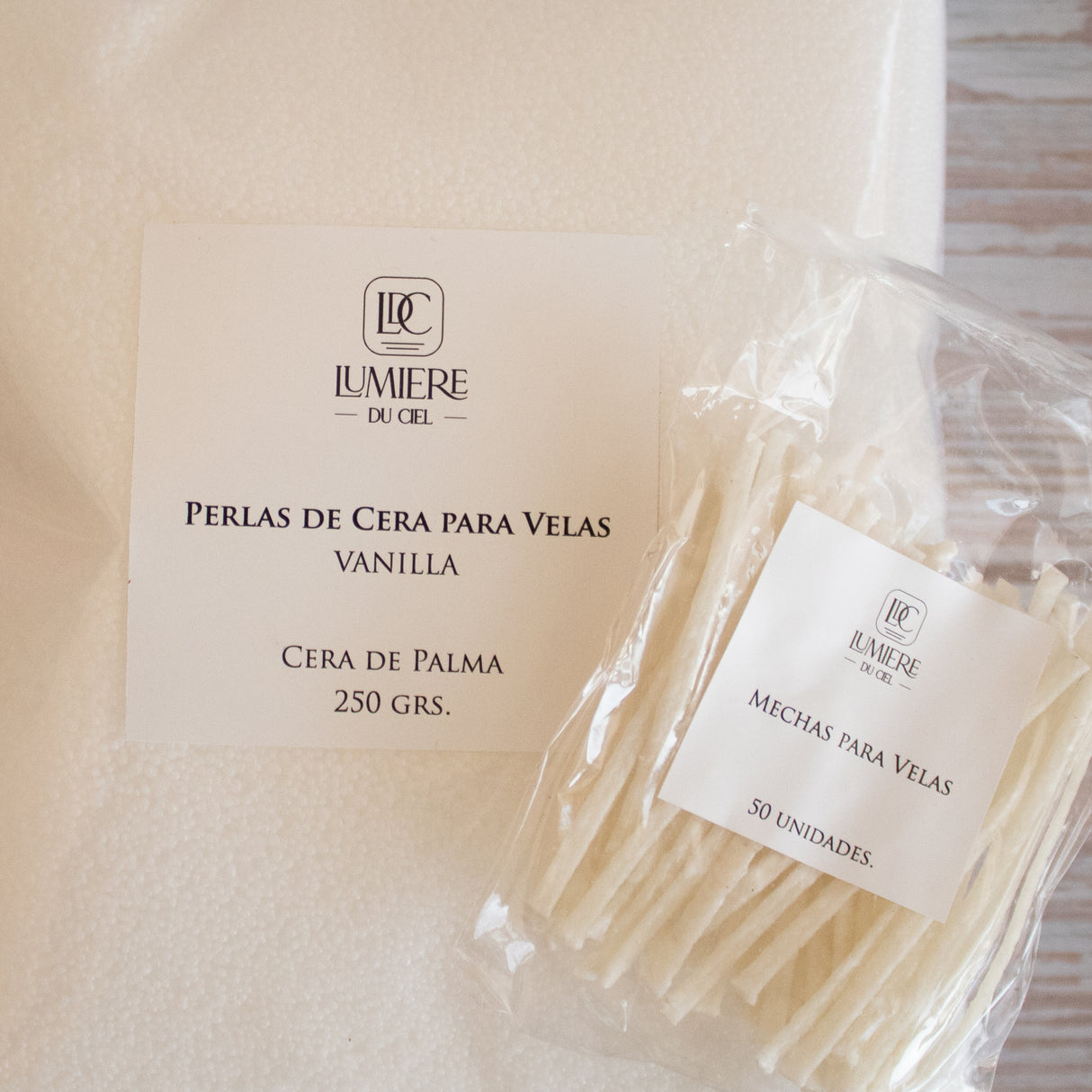 Vela de Arena Perlada 250gr