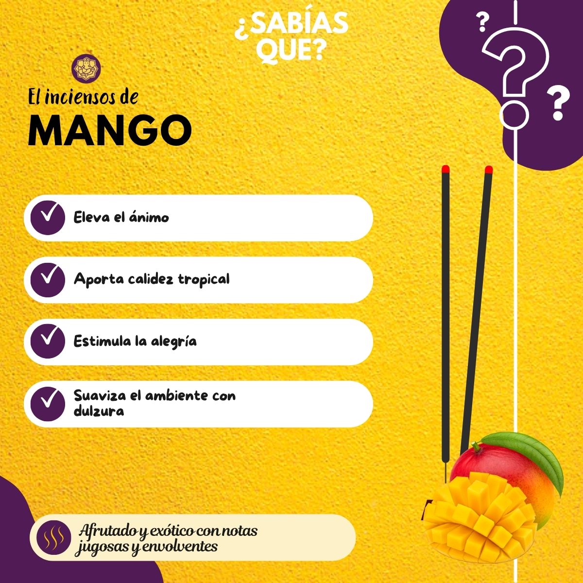 Incienso Masala Frutal Mango