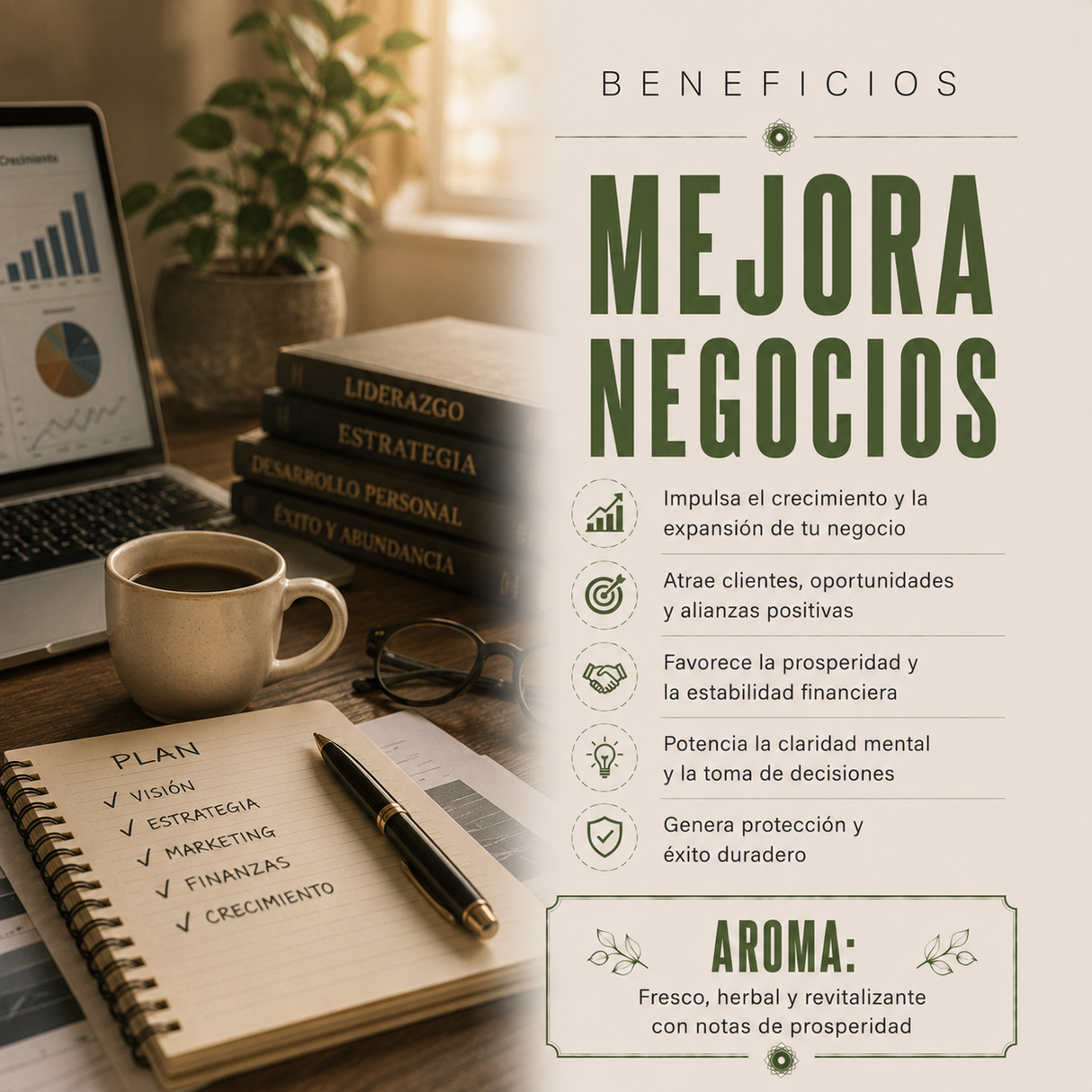Aceite Aromático Mejora los Negocios