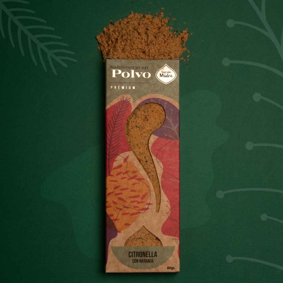 Sahumerio en Polvo Citronella y Naranja