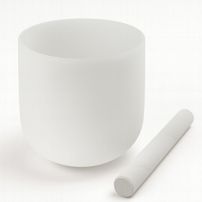 Cuenco Tibetano Cuarzo 6 Pulgadas Nota RE