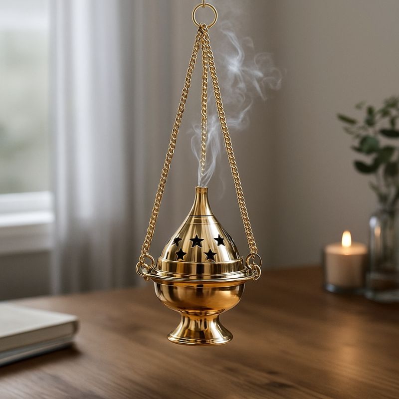 Quemador de Resina Estrella Colgante