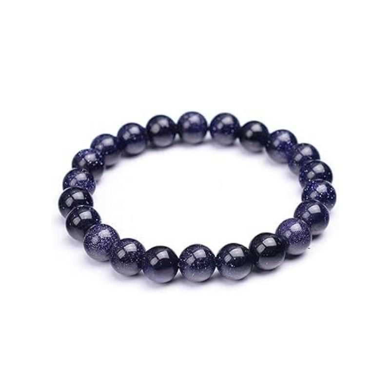 Pulsera Lluvia de Estrellas Azul 8mm