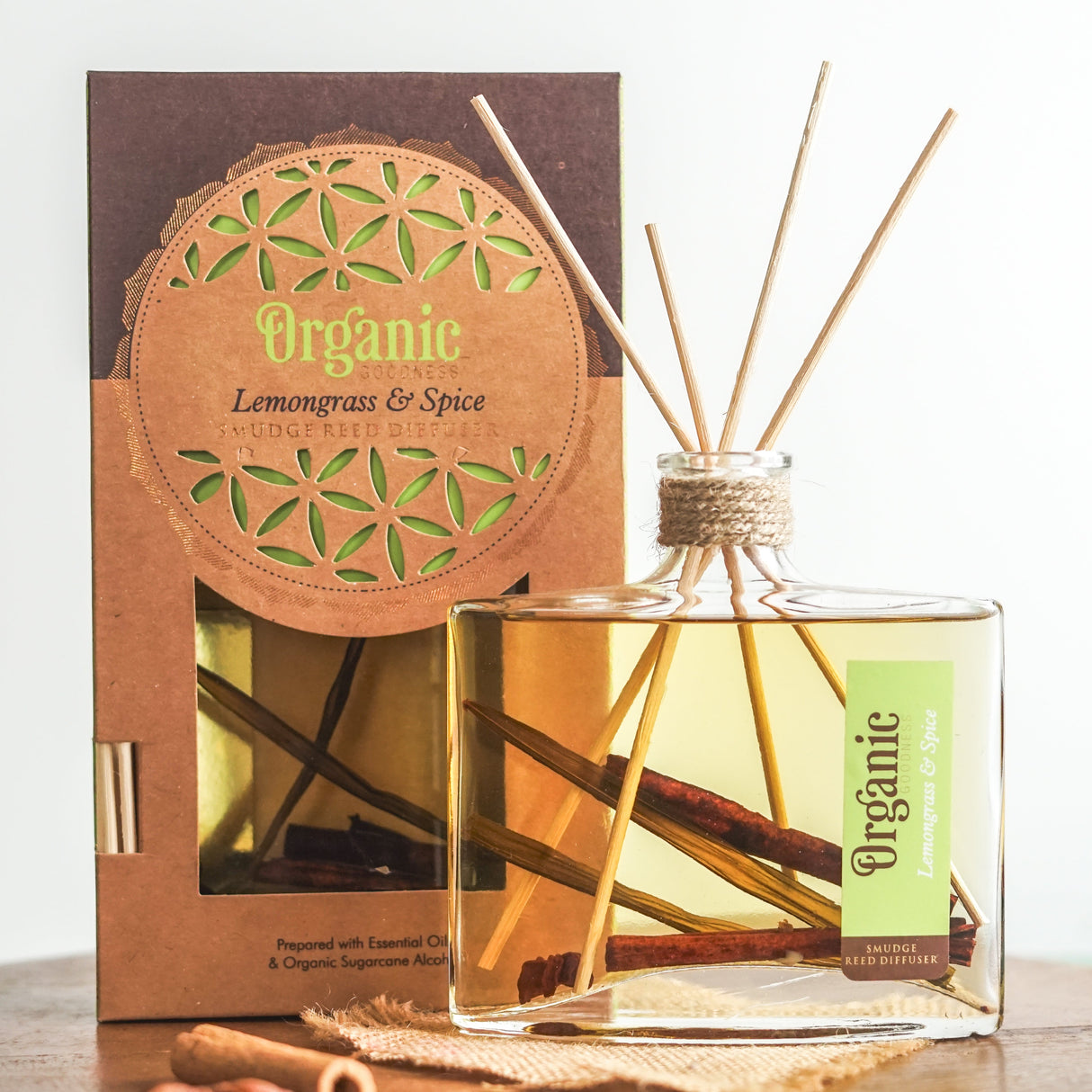 Difusor Mikado Organic Goodness Lemongrass - Song of India