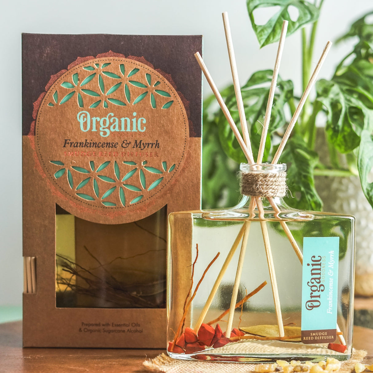 Difusor Mikado Organic Goodness Frankincense y Mirra - Song of India