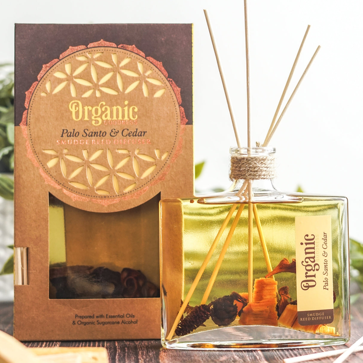 Difusor Mikado Organic Goodness Palo Santo y Cedro - Song of India