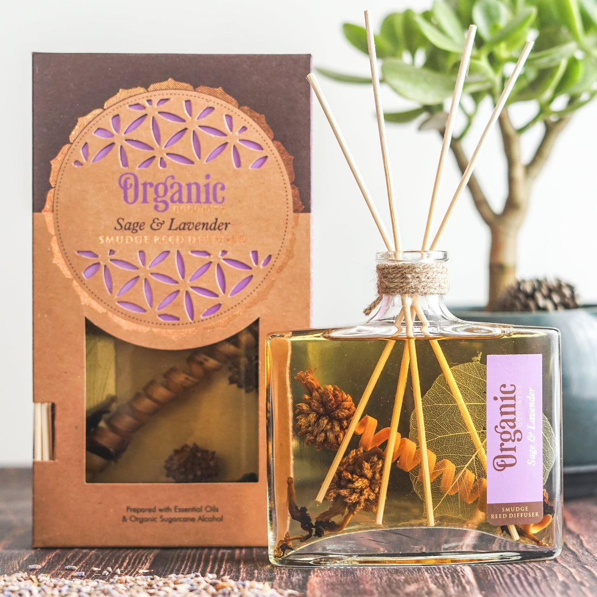 Difusor Mikado Organic Goodness Salvia Blanca y Lavanda - Song of India