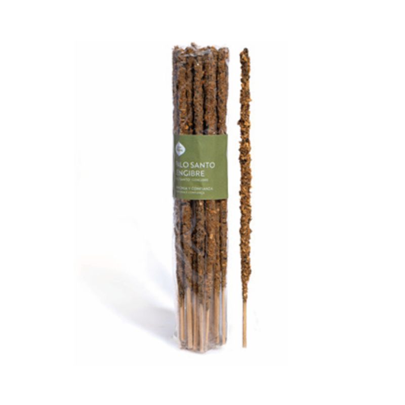 Sahumerio Artesano Palo Santo Jengibre 20u