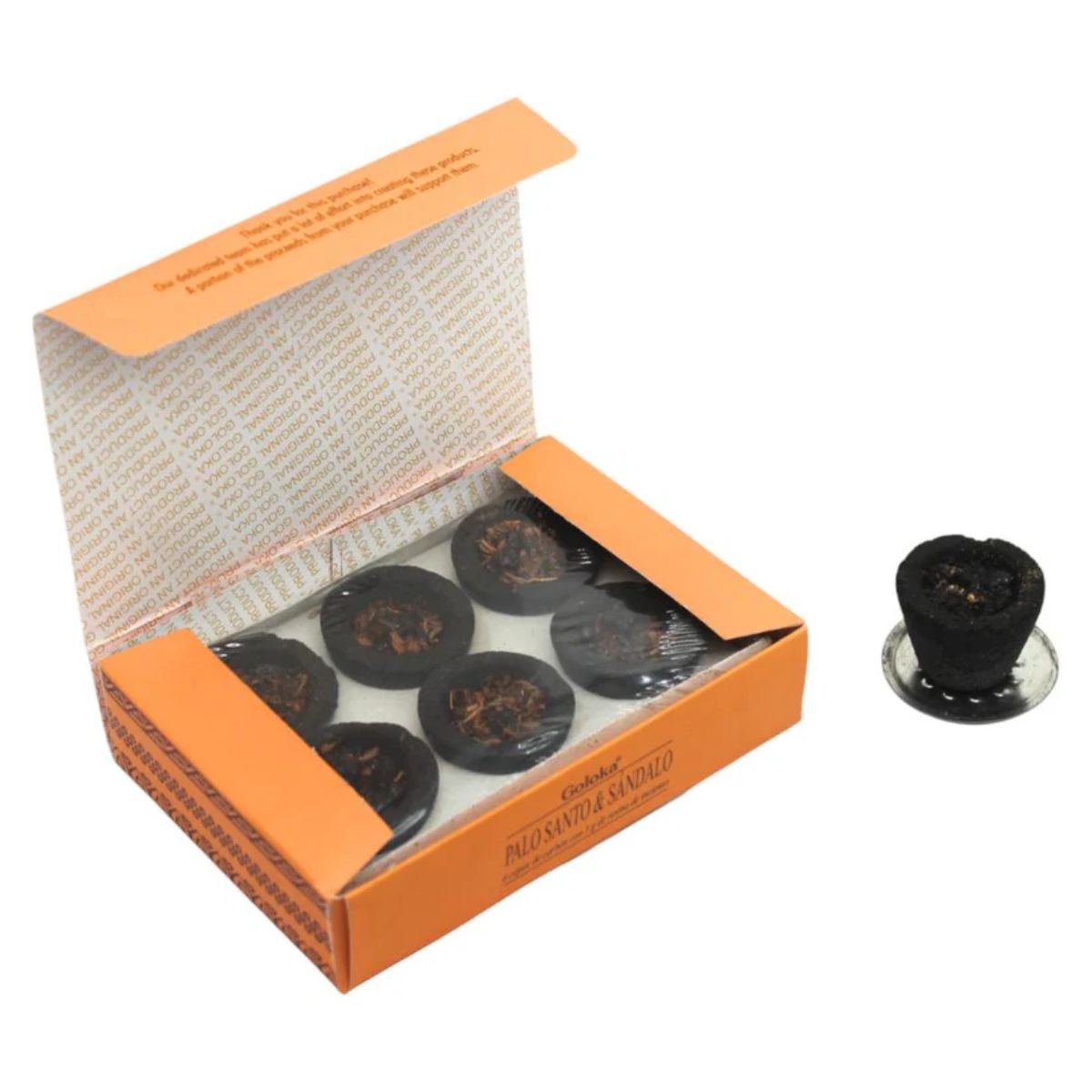Copitas de Incienso Palo Santo y Sandalwood