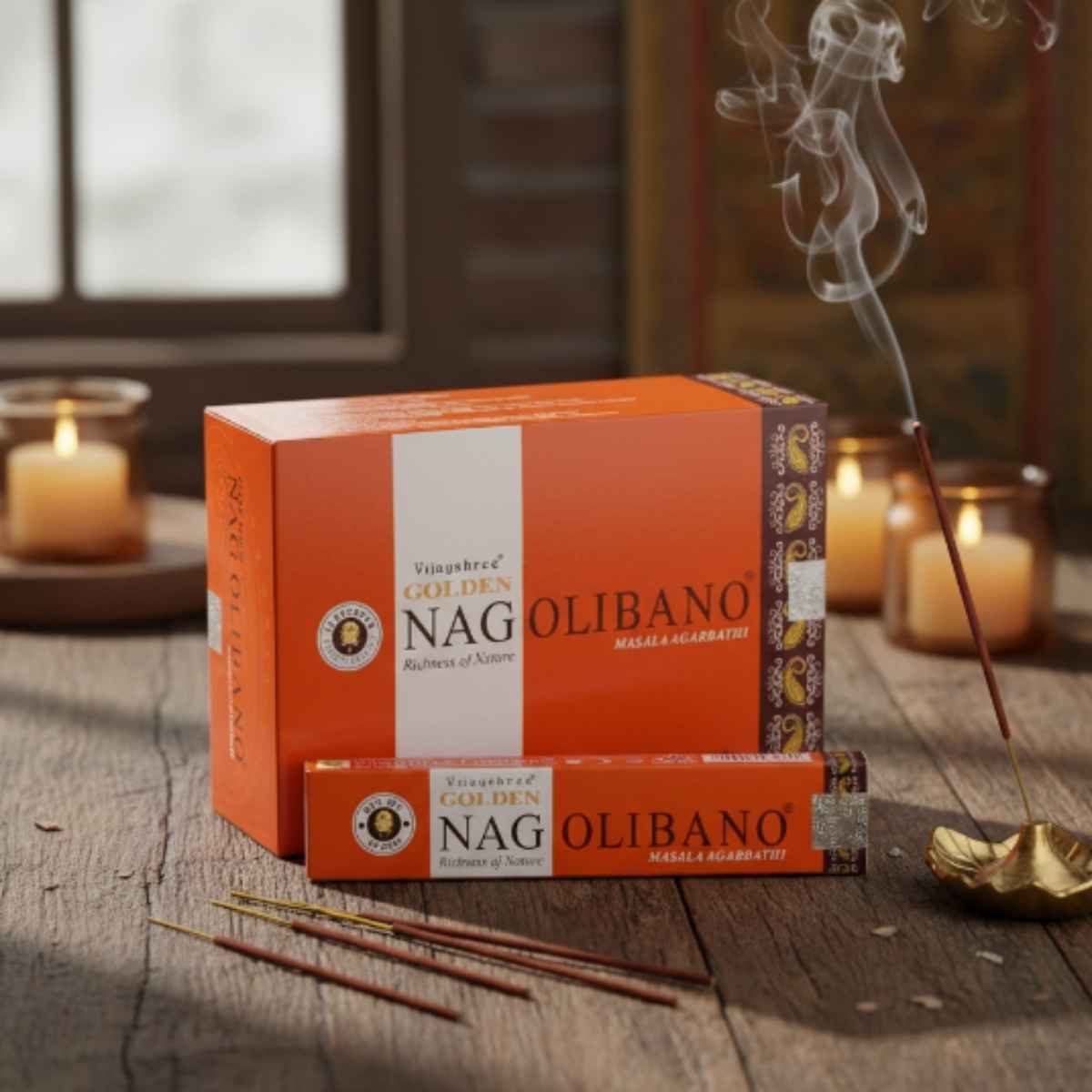 Incienso Golden Nag Olibano