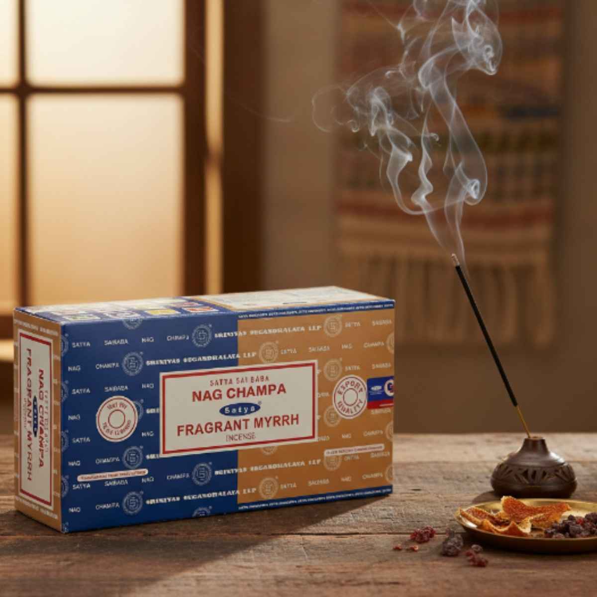 Incienso Duo Nag Champa y Fragrant Mirra