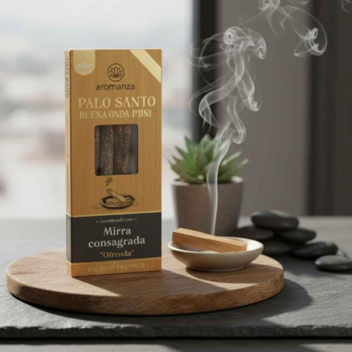 Mini Palo Santo Buena Onda Mirra Consagrada