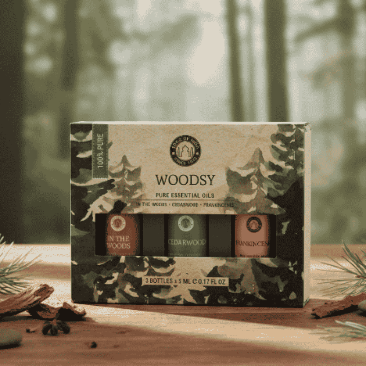Set Aceites Esenciales Woodsy