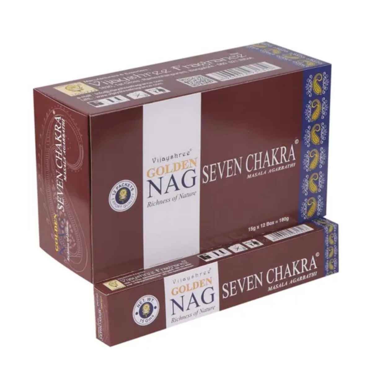 Incienso Nag Siete Chakra