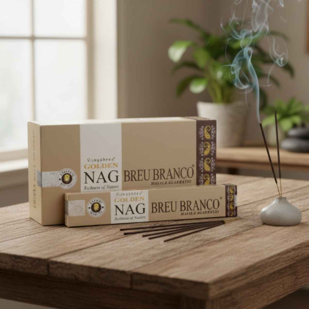 Incienso Golden Nag Breu Blanco
