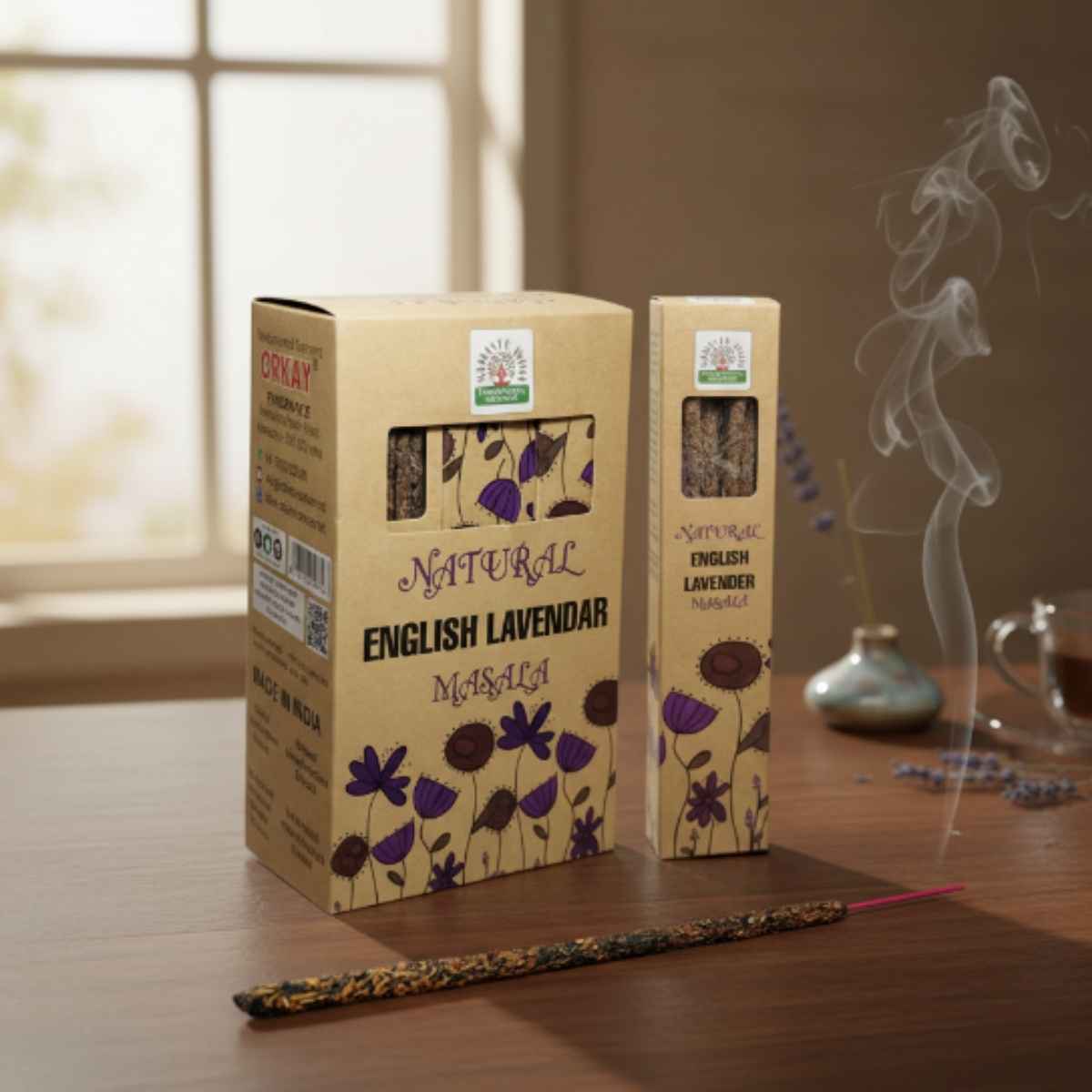 Incienso Orgánico Lavanda Inglesa