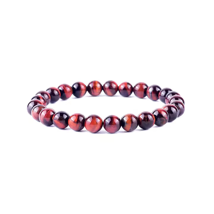 Pulsera Ojo de Tigre Rojo 8mm