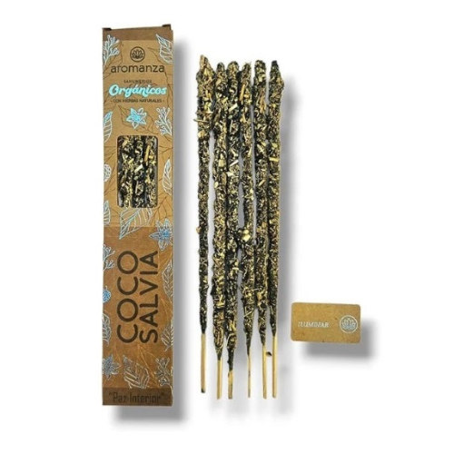 Sahumerio Organico Coco Salvia