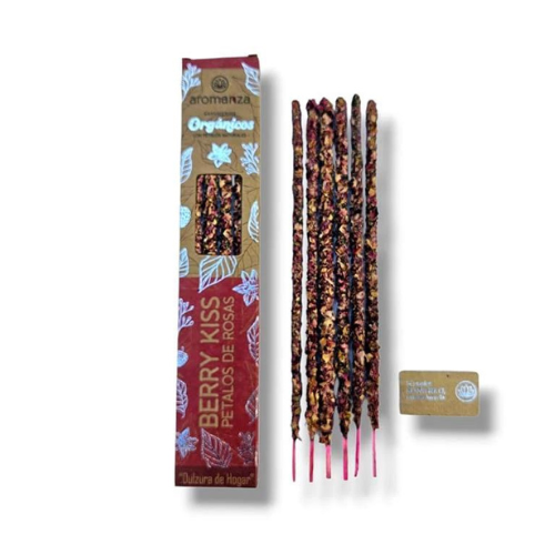 Sahumerio Organico Berry Kiss y Rosas