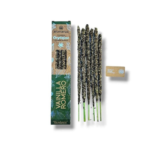 Sahumerio Organico Vainilla Romero