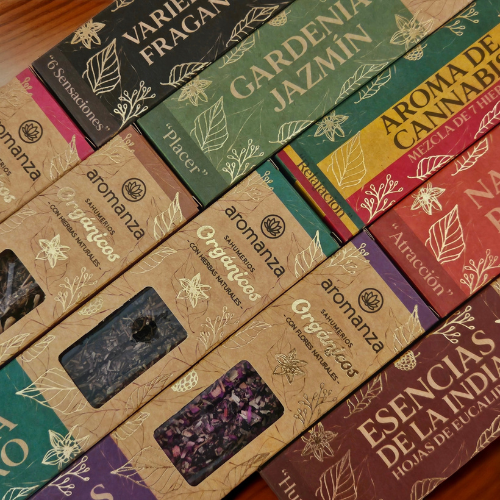 Sahumerio Organico Berry Kiss y Rosas