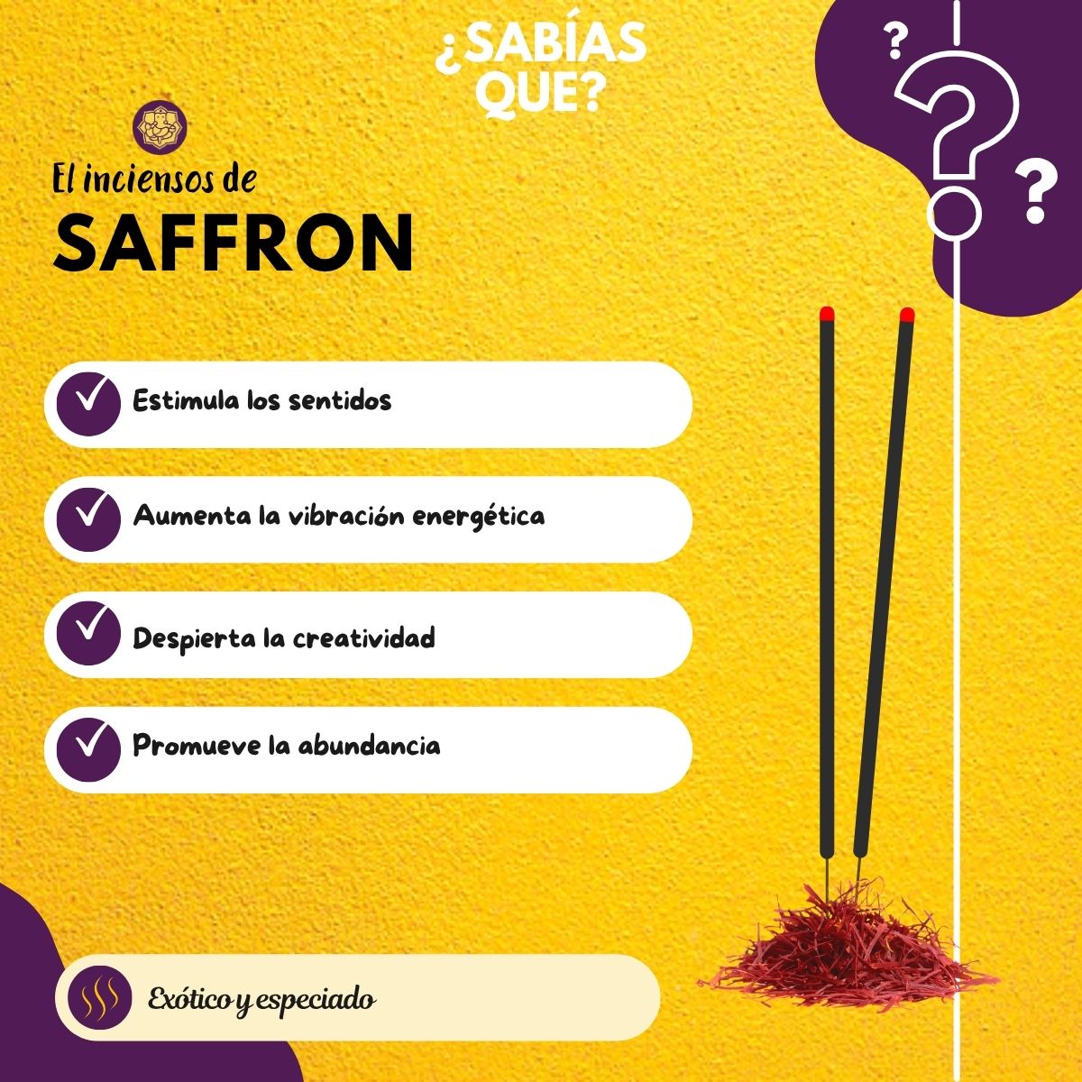 Incienso Premium Saffron