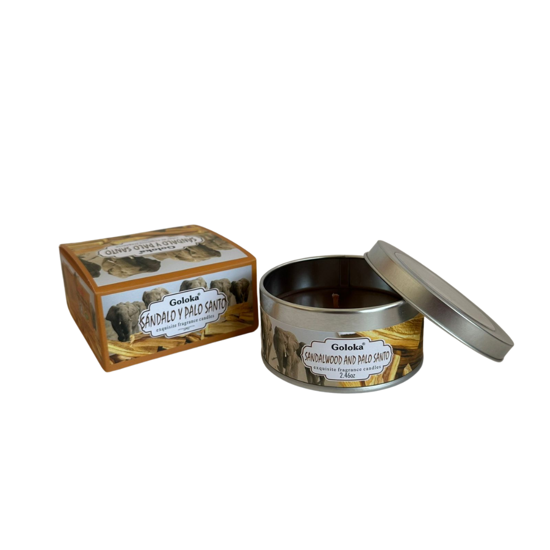 Vela Sandalo y Palo Santo