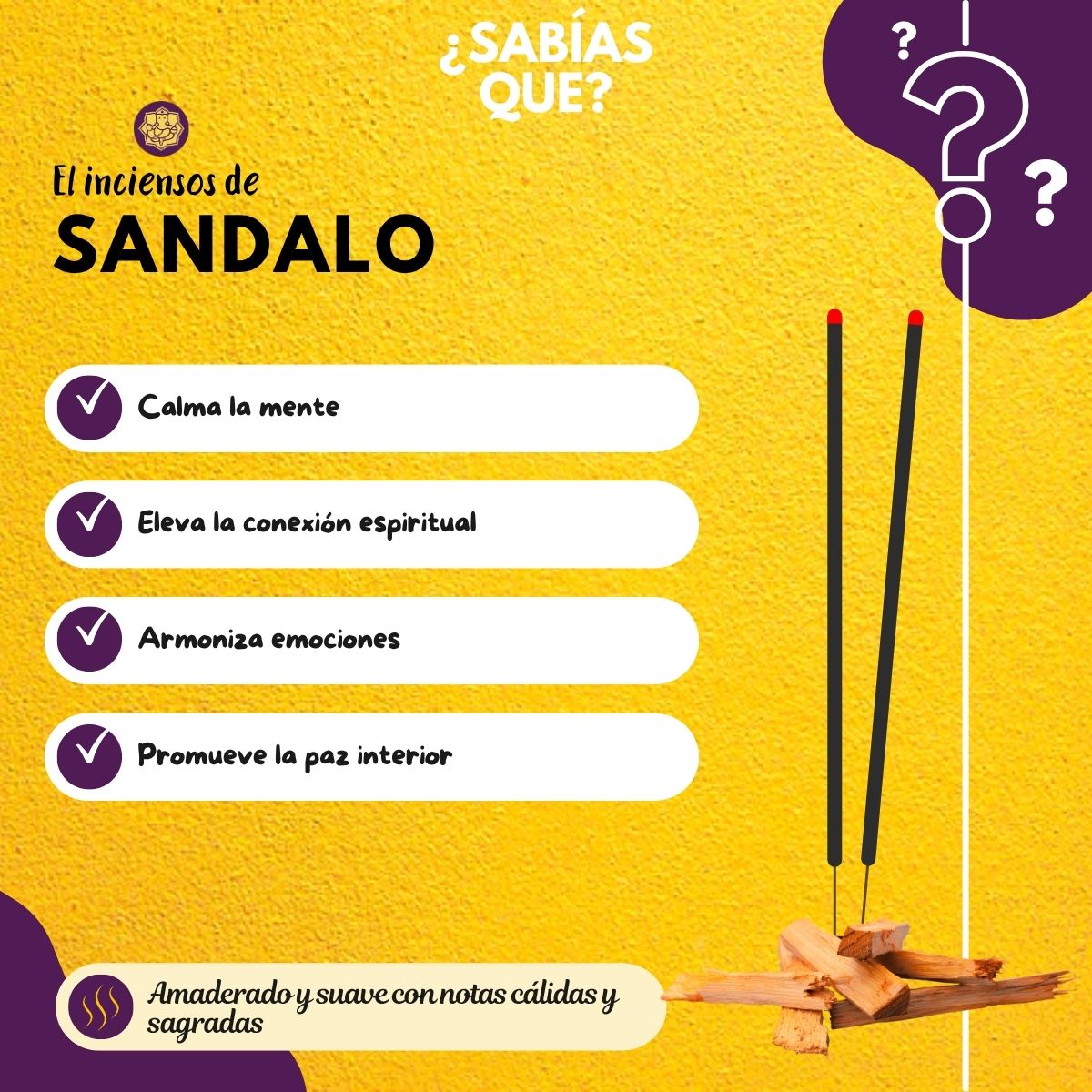 Incienso Sandalo