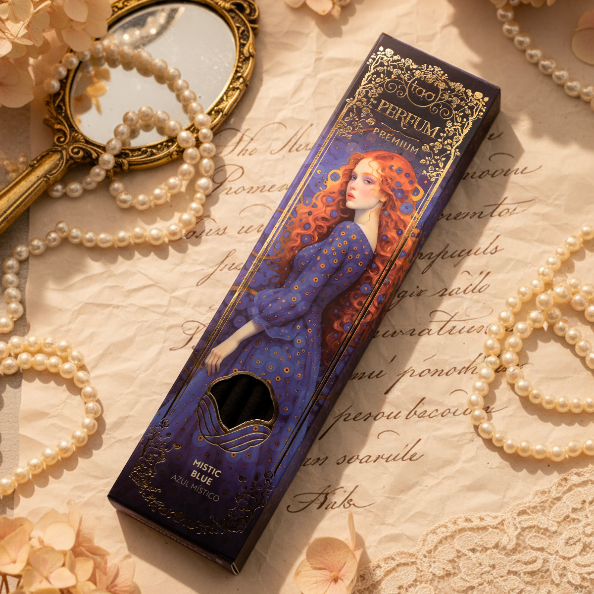 Sahumerio Perfum Azul Místico