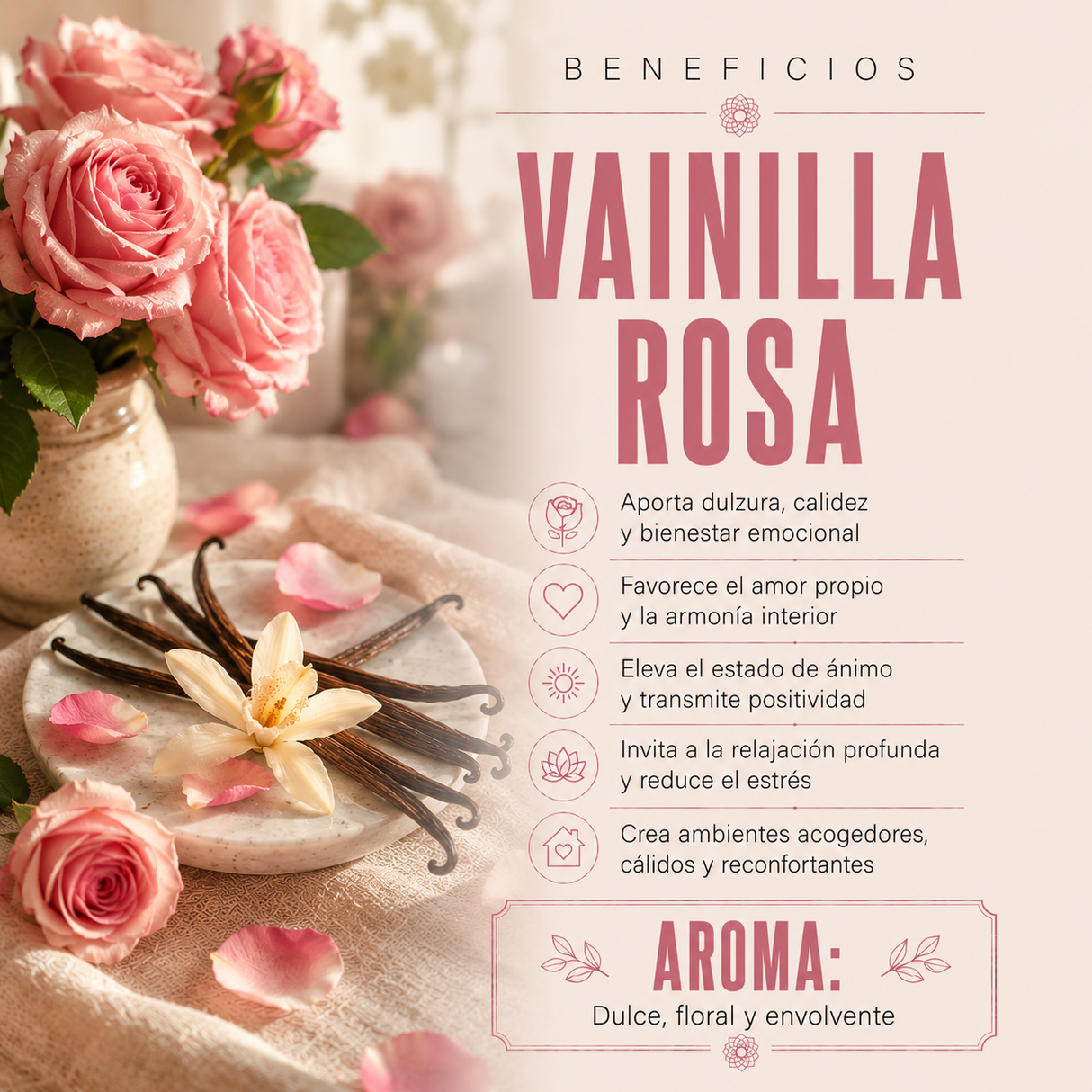 Incienso Fit Vainilla Rosa
