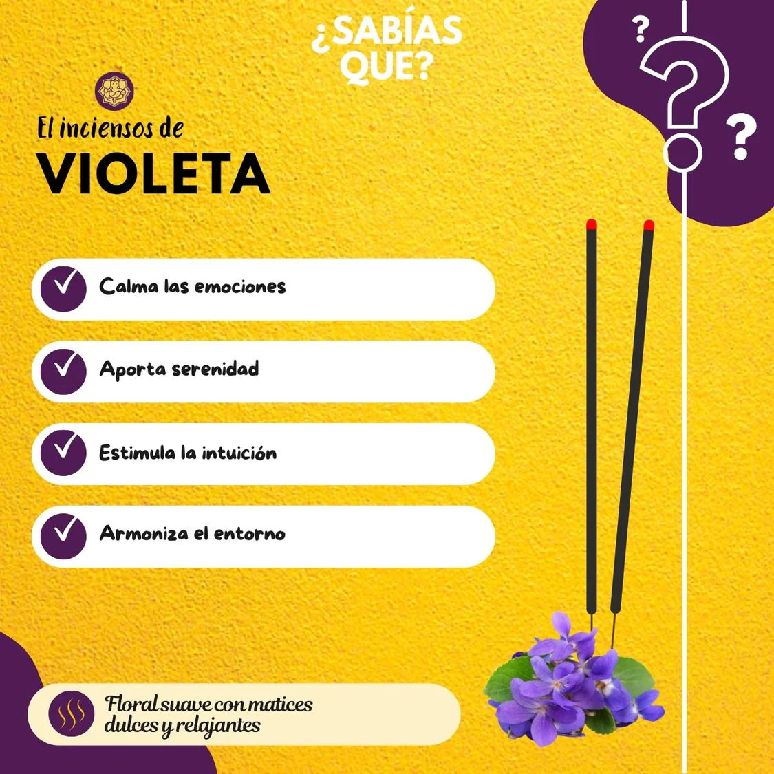 Incienso Romero Violeta