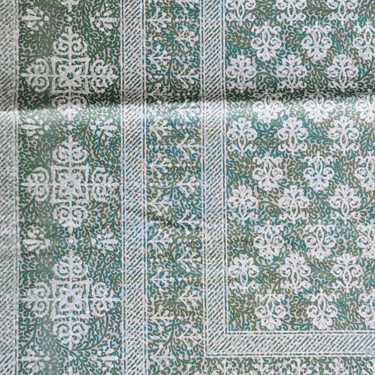 Cubrecama 2 Plaza Verde