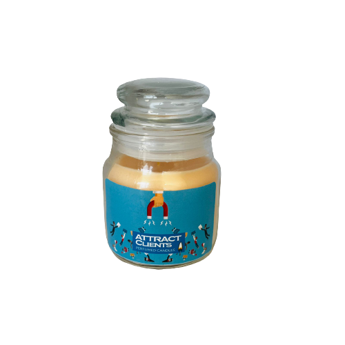 Vela Aromatica Tapa Vidrio - Atrae Cliente