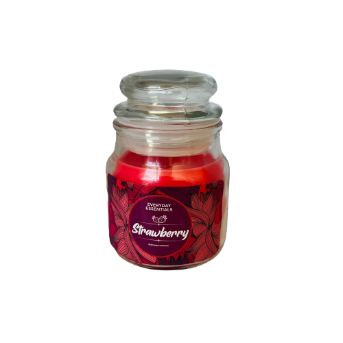 Vela Aromatica Tapa Vidrio - Frutilla