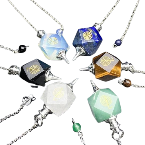 Péndulo Piedra Chokurei Jade
