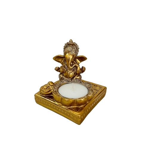 Porta Vela Ganesh Flor