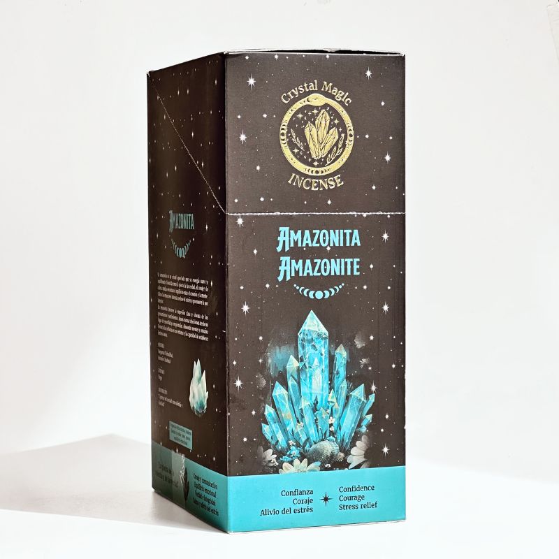 Incienso con Piedras de Amazonita