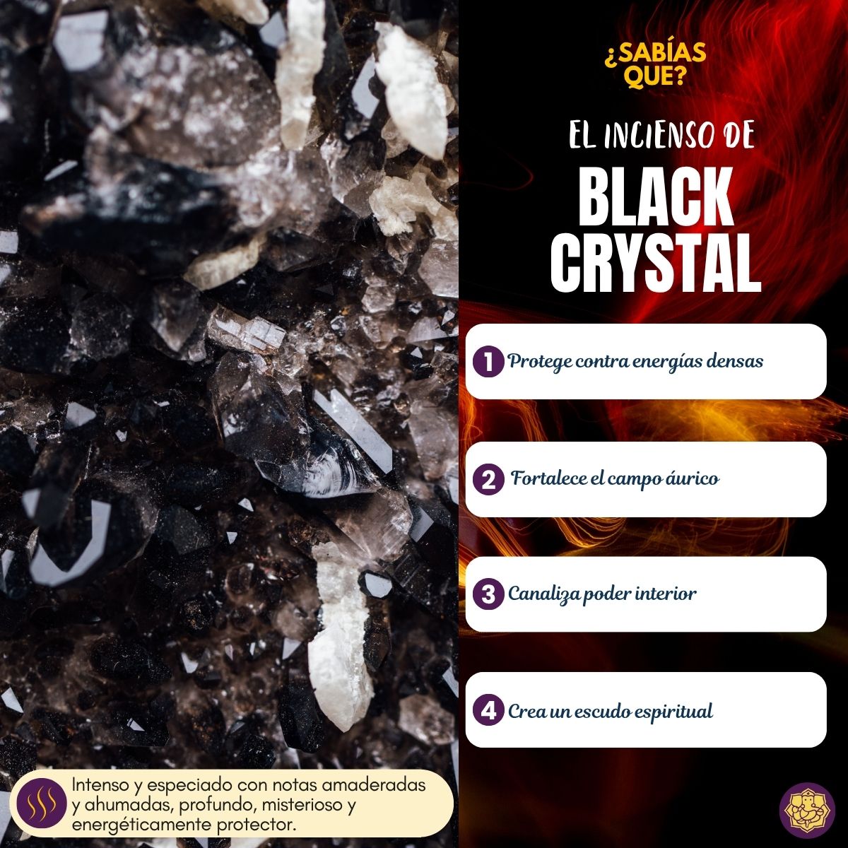 Incienso Black Crystal