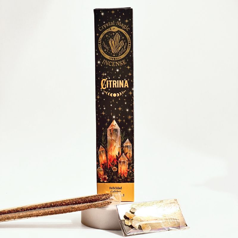 Incienso con Piedras de Citrino