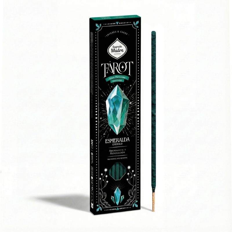 Sahumerio Tarot Gemas Esmeralda Limon-Lavanda