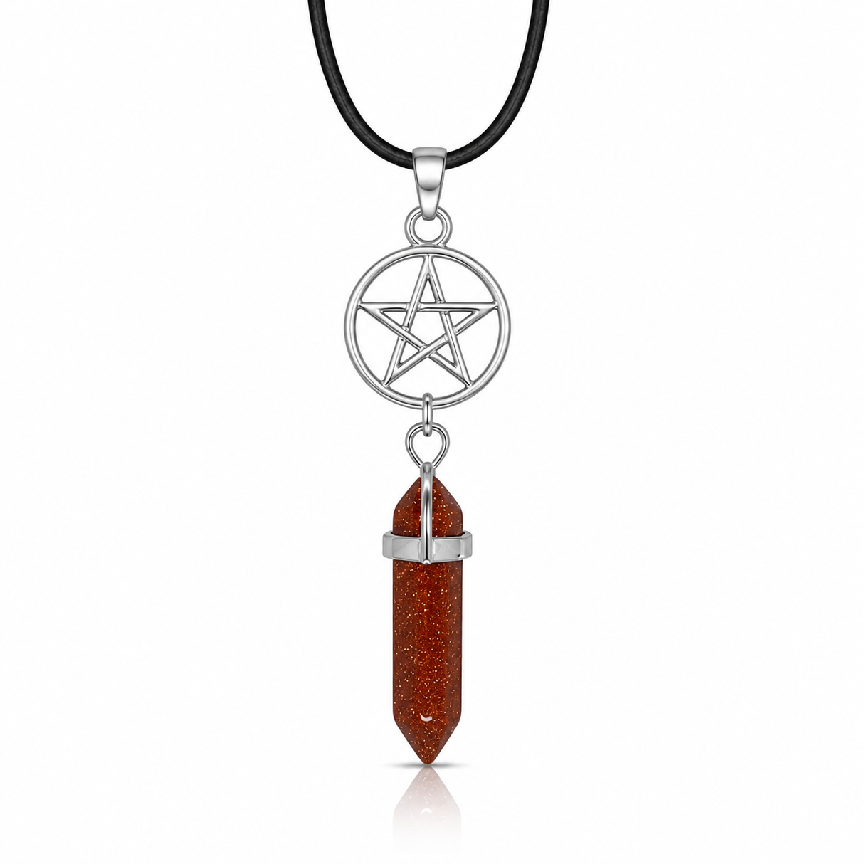 Colgante Estrella de Punta Lluvia de Estrellas Rojo