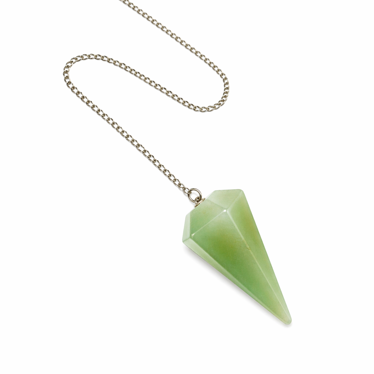 Péndulo Pirámide Jade Grande