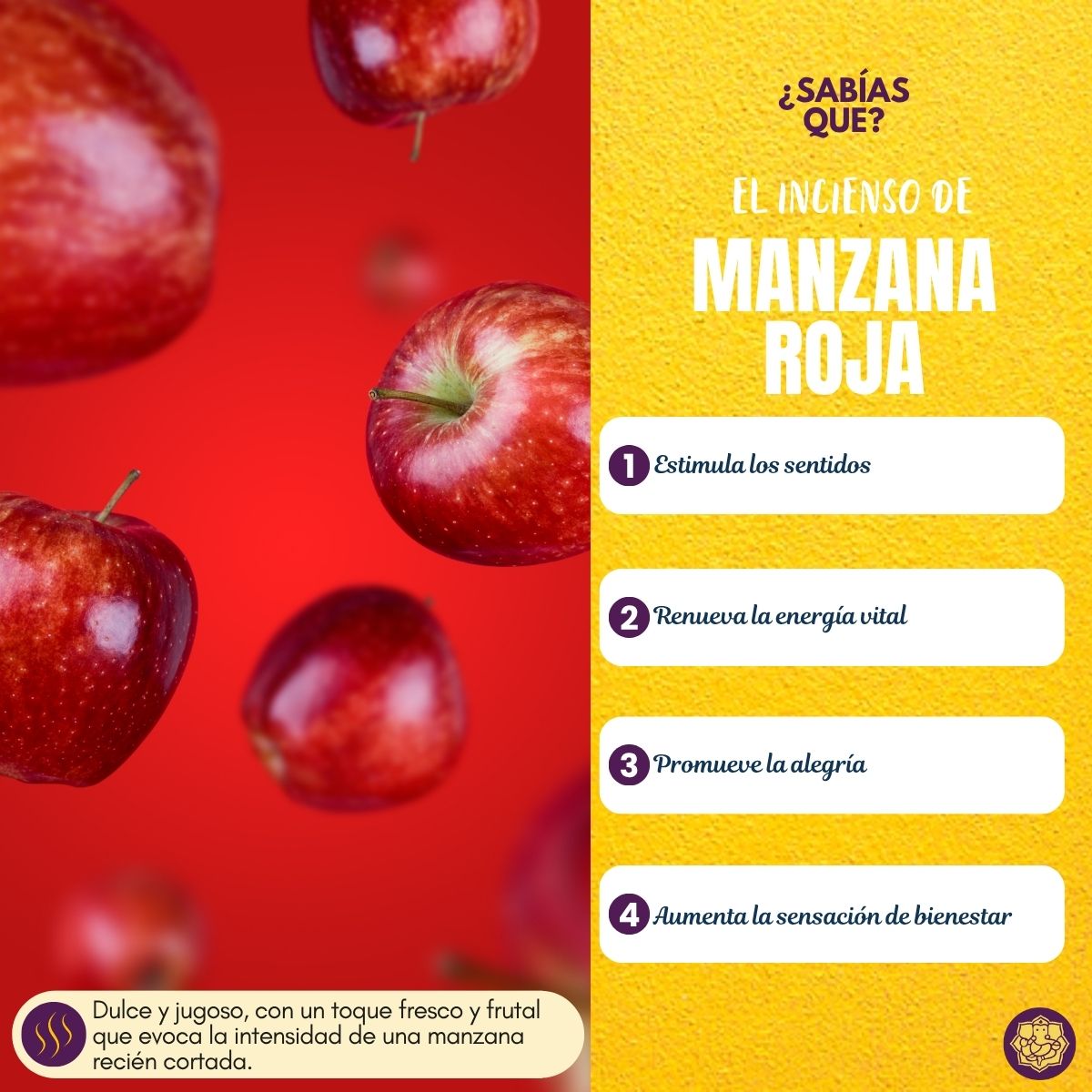 Incienso Masala Frutal Manzana Roja