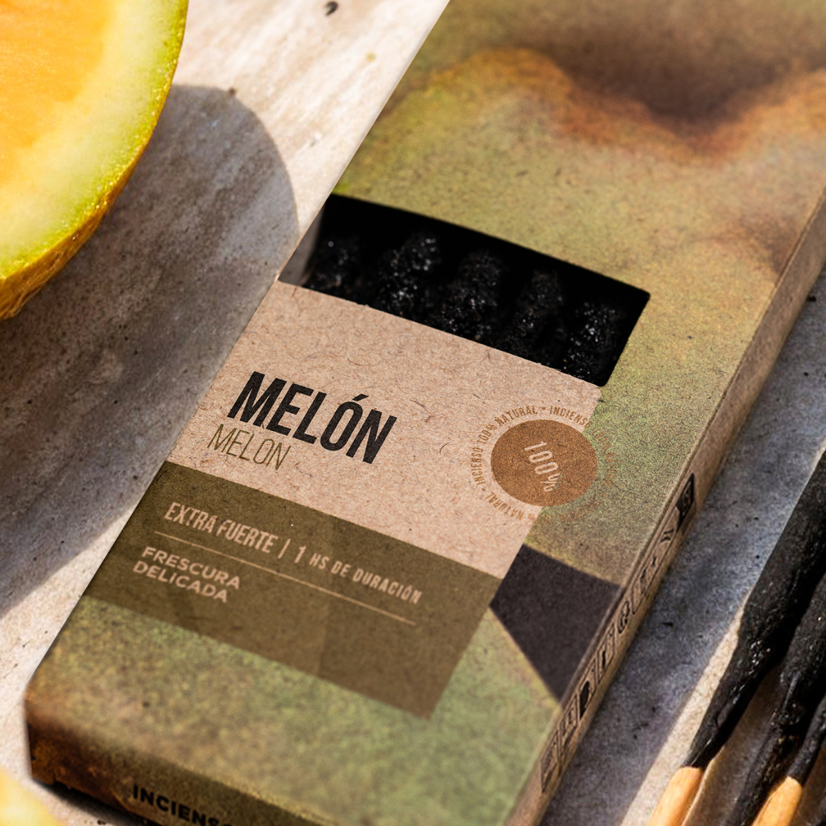 Sahumerio Melón Natural Premium
