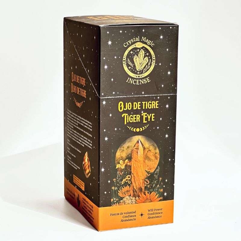 Incienso con Piedras de Ojo de Tigre