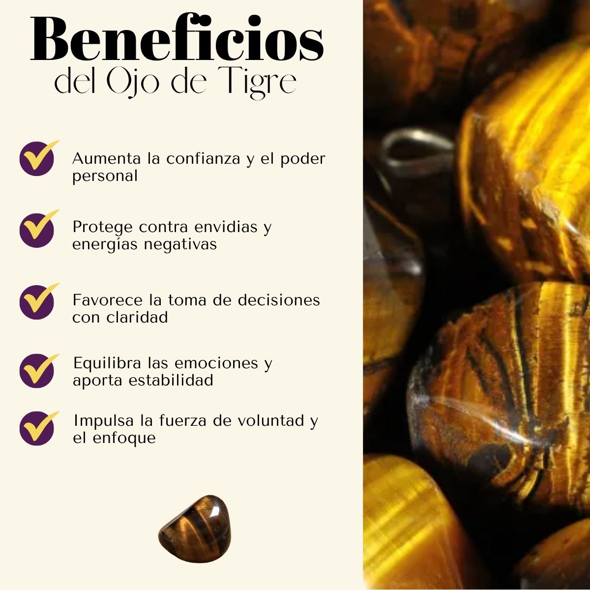 Pulsera Plateada Royal Ojo de Tigre