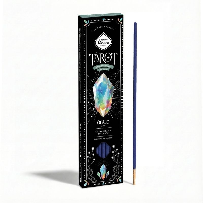 Sahumerio Tarot Gemas Ópalo Olibano-Mirra